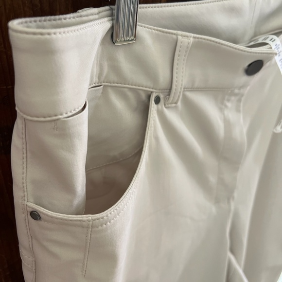 Lululemon City Sleek 5 Pocket High-Rise Wide-Leg Pant 33 White - Picture 11 of 15